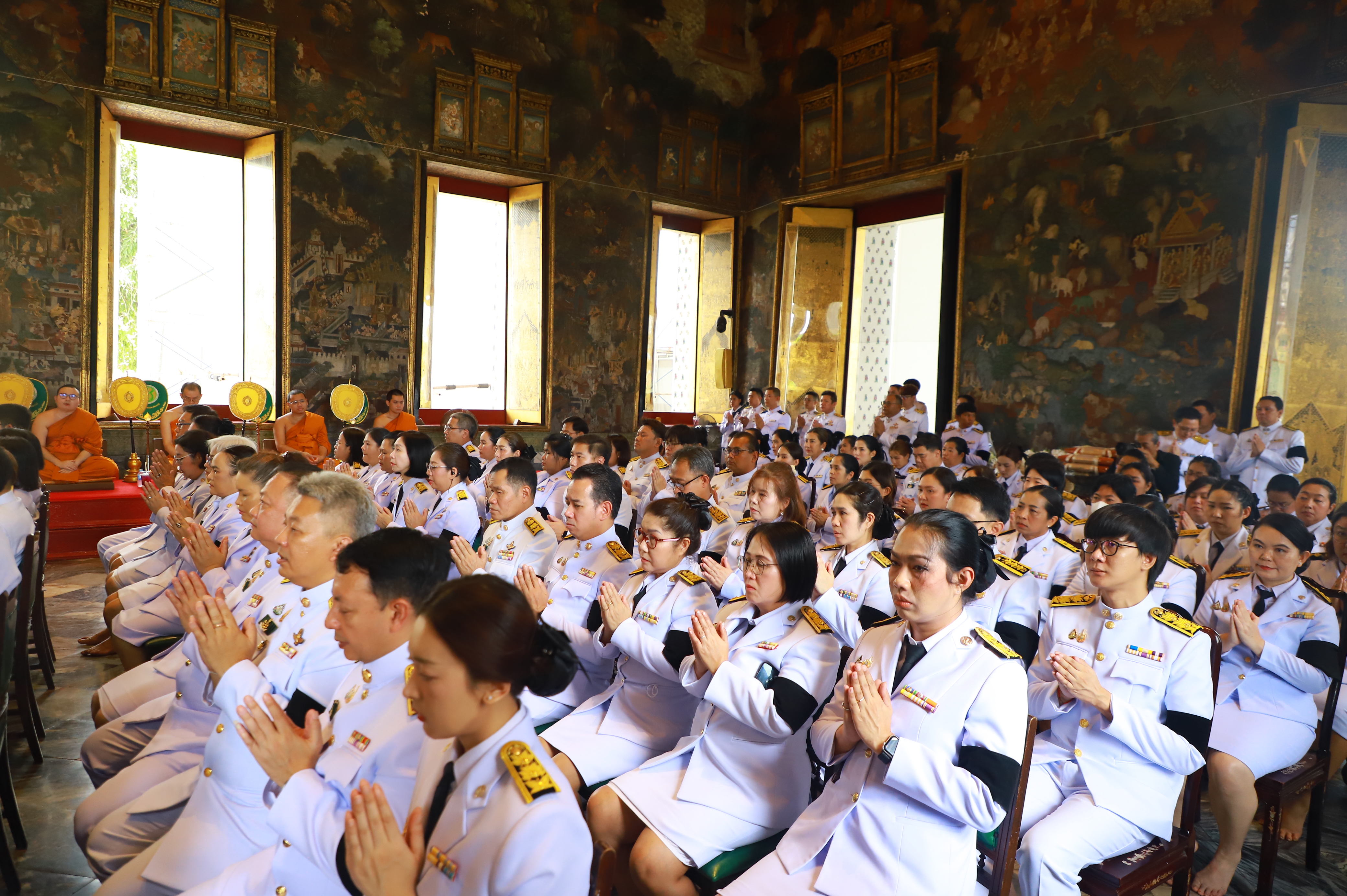 title - ส.ป.ก. ร่วมพิธีเจริญพุทธมนต์ถวายพระราชกุศลงานฉลองพระชนมายุ 99 พรรษา สมเด็จพระอริยวงศาคตญาณ สมเด็จพระสังฆราช สกลมหาสังฆปรินายก 26 มิถุนายน 2569 และพิธีบำเพ็ญกุศลปัณรสมวาร(15 วัน) เพื่ออุทิศถวายเป็นพระราชกุศลแด่ สมเด็จพระเจ้าลูกเธอ เจ้าฟ้าพัชรกิติยาภา นเรนทิราเทพยวดี กรมหลวงราชสาริณีสิริพัชร มหาวัชรราชธิดา